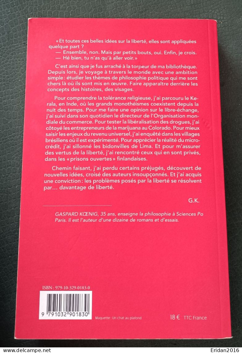 Voyage D'un Philosophe Aux Pays Des Libertés :  Gaspard Koenig : GRAND FORMAT - Psicologia/Filosofia