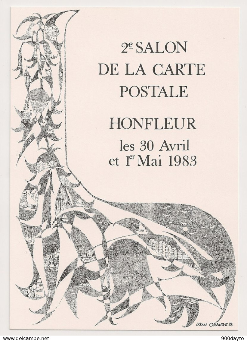 HONFLEUR. 2ème Salon De La Carte Postale. - Bourses & Salons De Collections