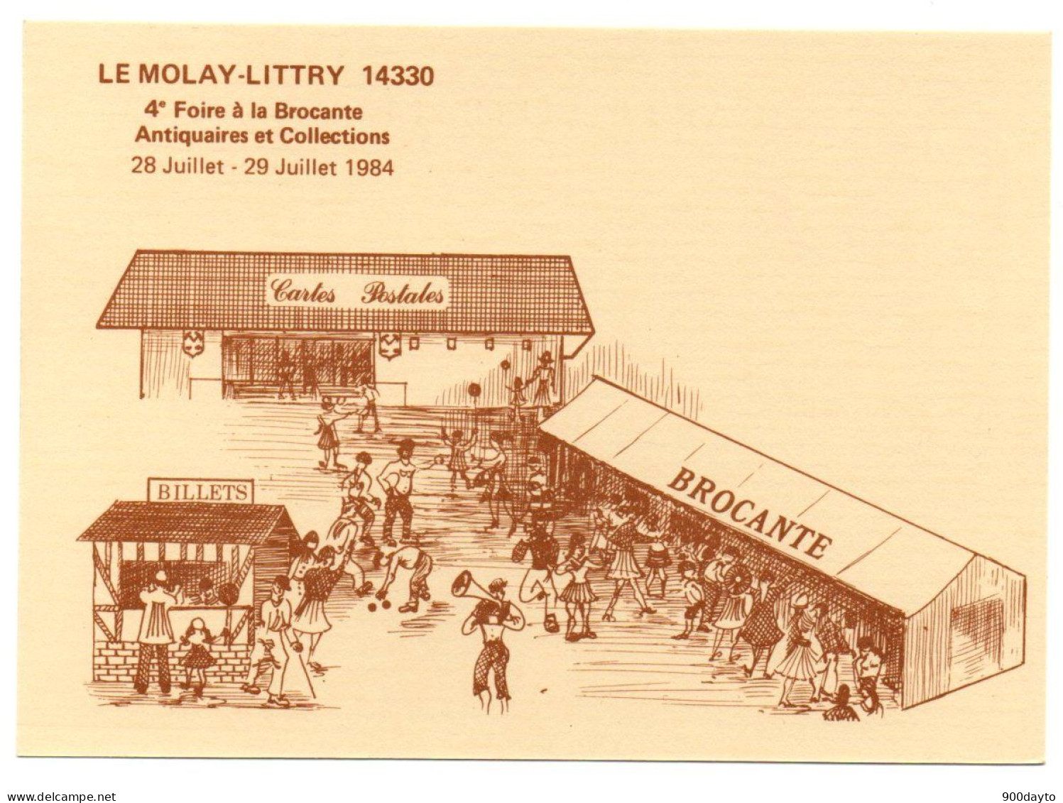 LE MOLAY-LITTRY. 4ème Foire à La Brocante. Antiquaires Et Collections. - Collector Fairs & Bourses
