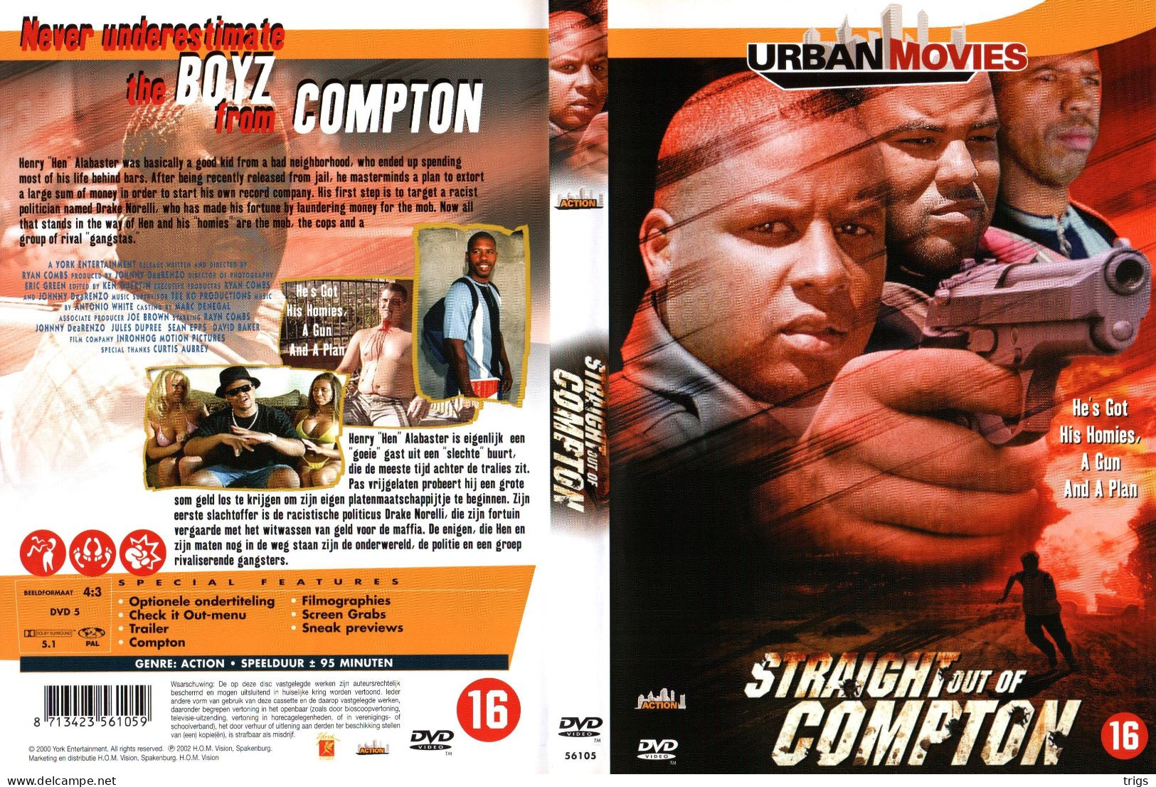 DVD - Straight Out Of Compton - Politie & Thriller
