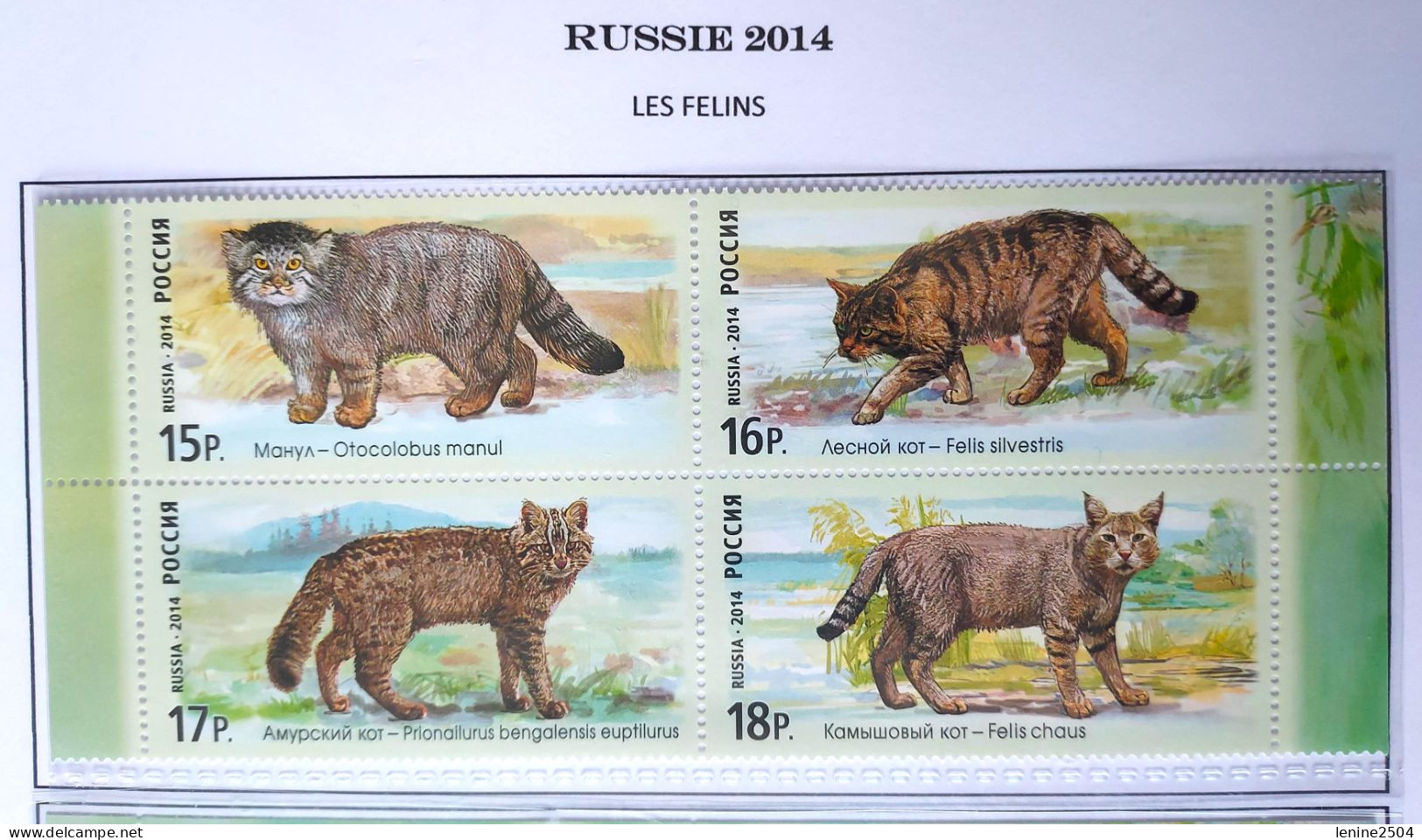Russie 2014 YVERT N° 7504-7507 MNH ** - Neufs