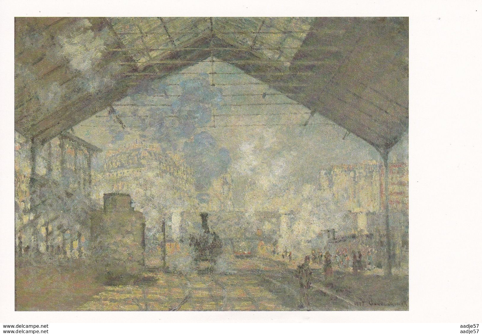 La Gare Saint- Lazare Claude Monet - Paintings