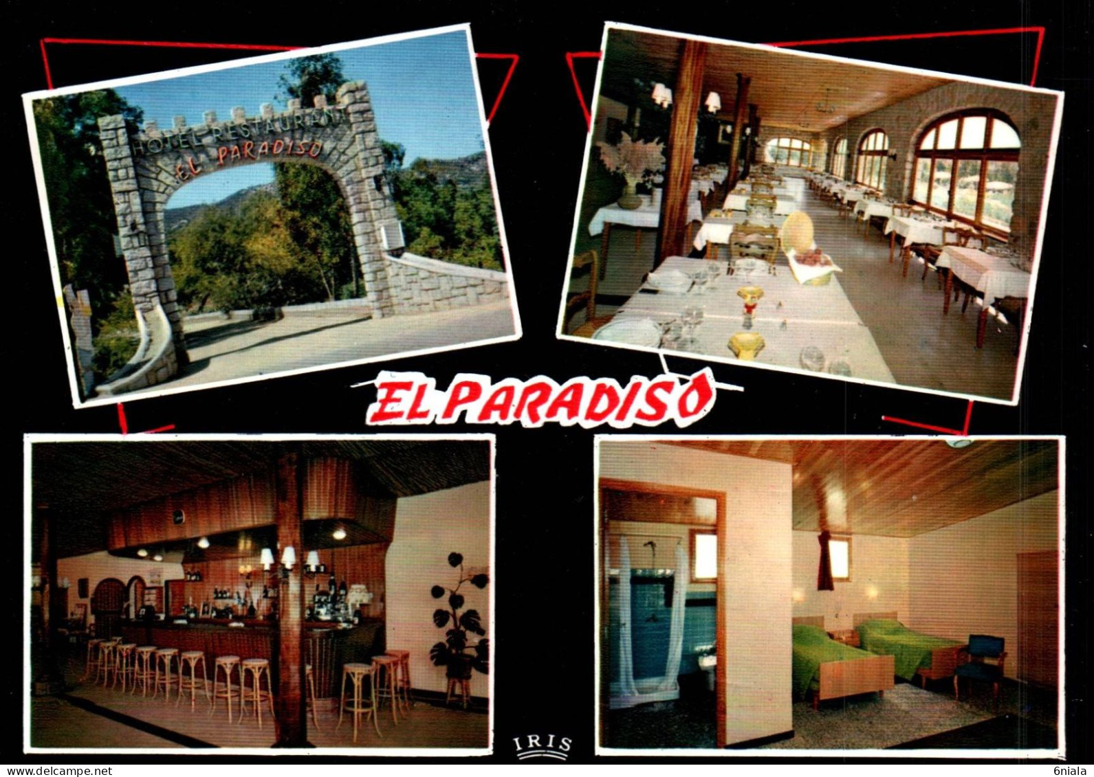 19575  CALVI    Hôtel Restaurant  EL PARADISO (  2 Scans ) 20 Corse - Calvi