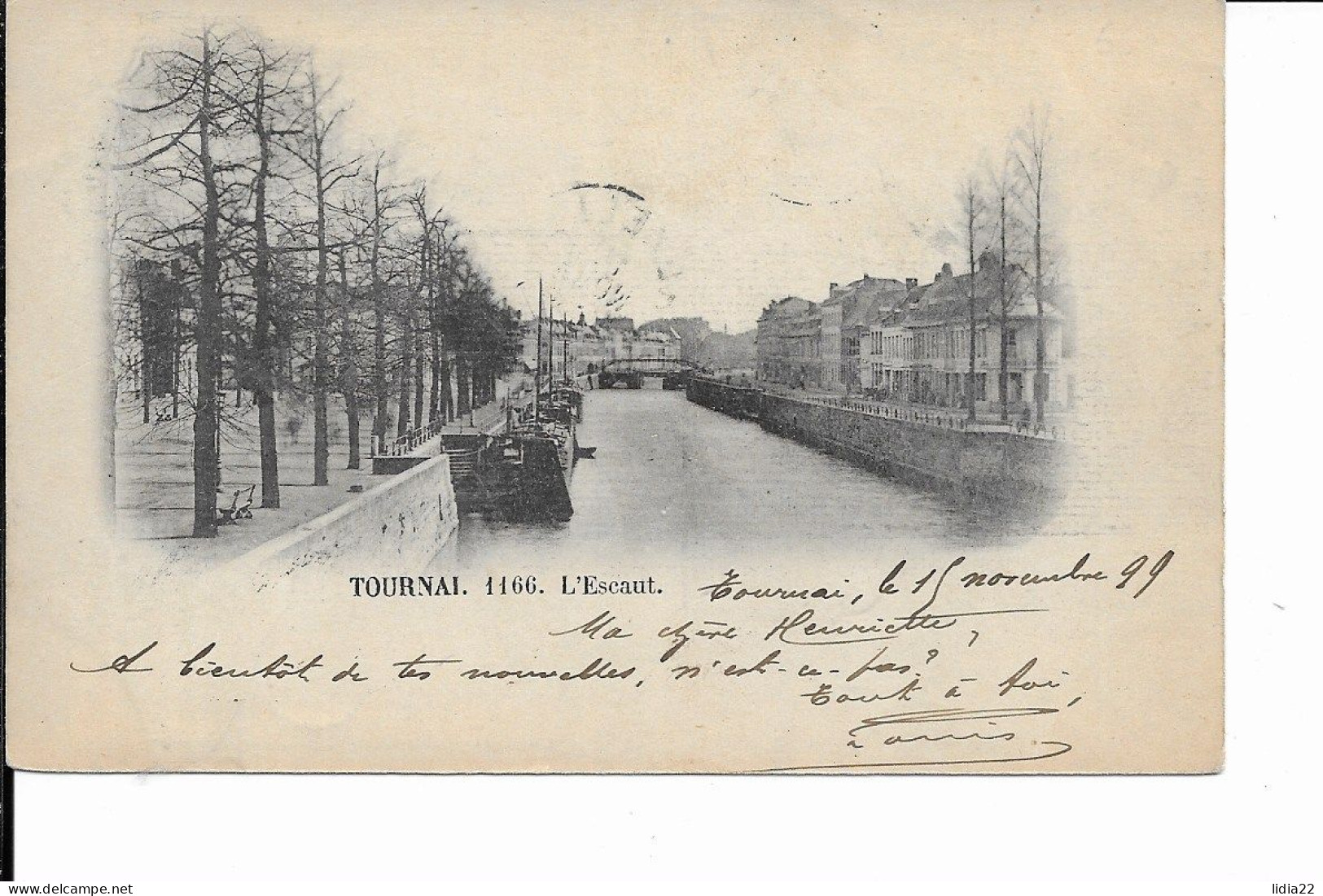 Tournai    L'Escaut   1898 - Doornik