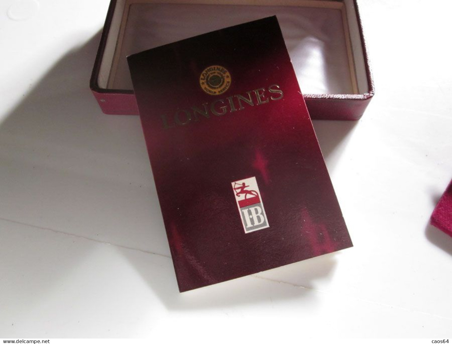 LONGINES  BOX vuoto con certificato garanzia 1972 orologio