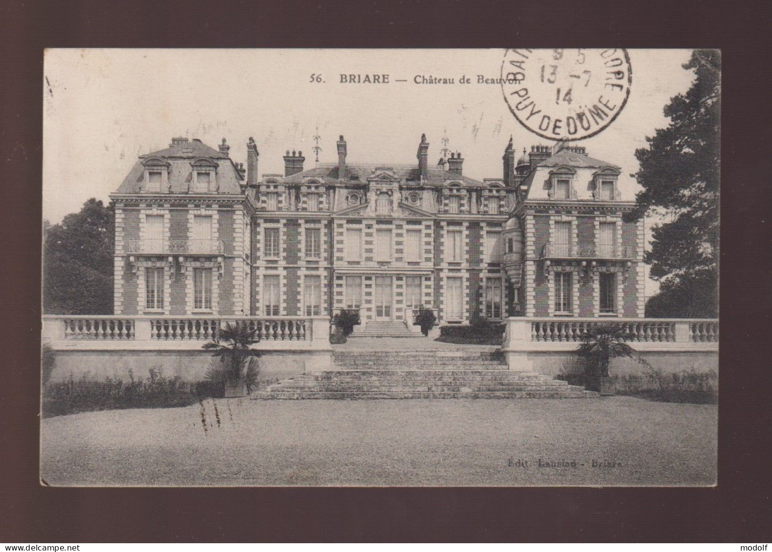 CPA - 45 - Briare - Château De Beauvoir - Circulée En 1914 - Briare