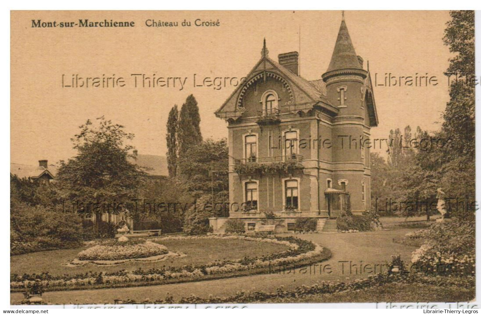 CPA Charleroi Mont-sur-Marchienne Château Du Croisé - Charleroi