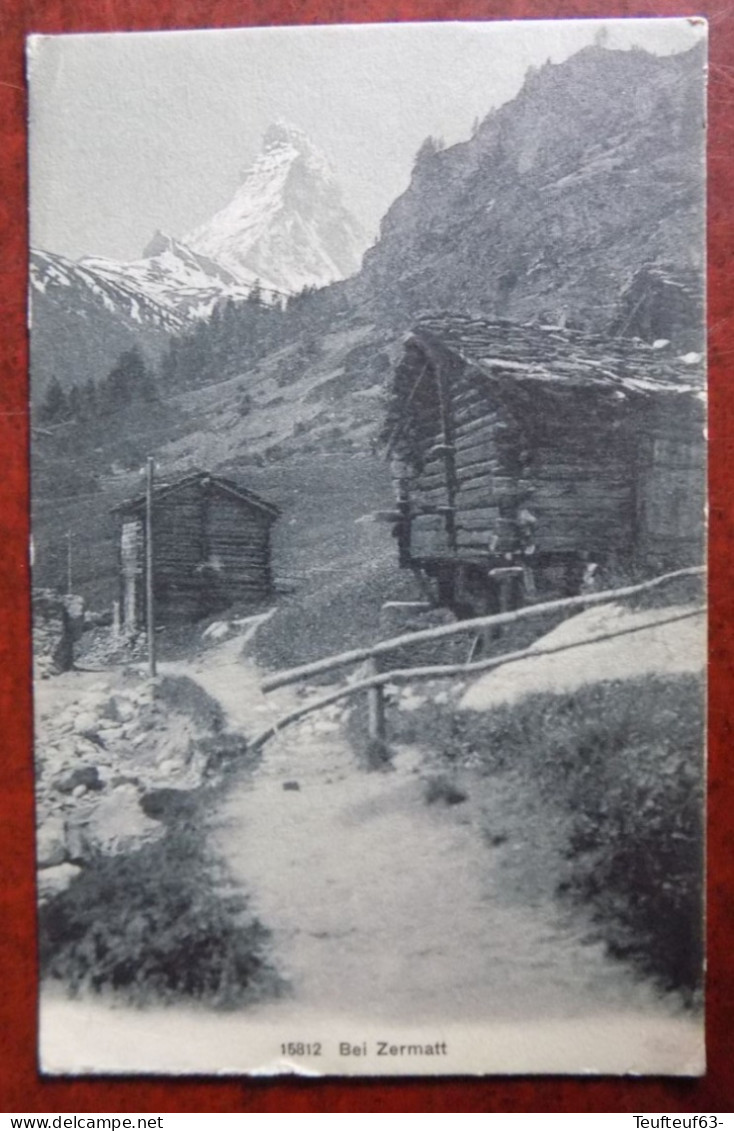 Cpa Bei Zermatt - Zermatt