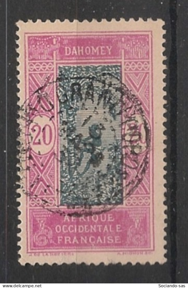 DAHOMEY - 1927-39 - N°YT. 85 - Cocotier 20c Rose-lilas - Oblitéré / Used - Usados