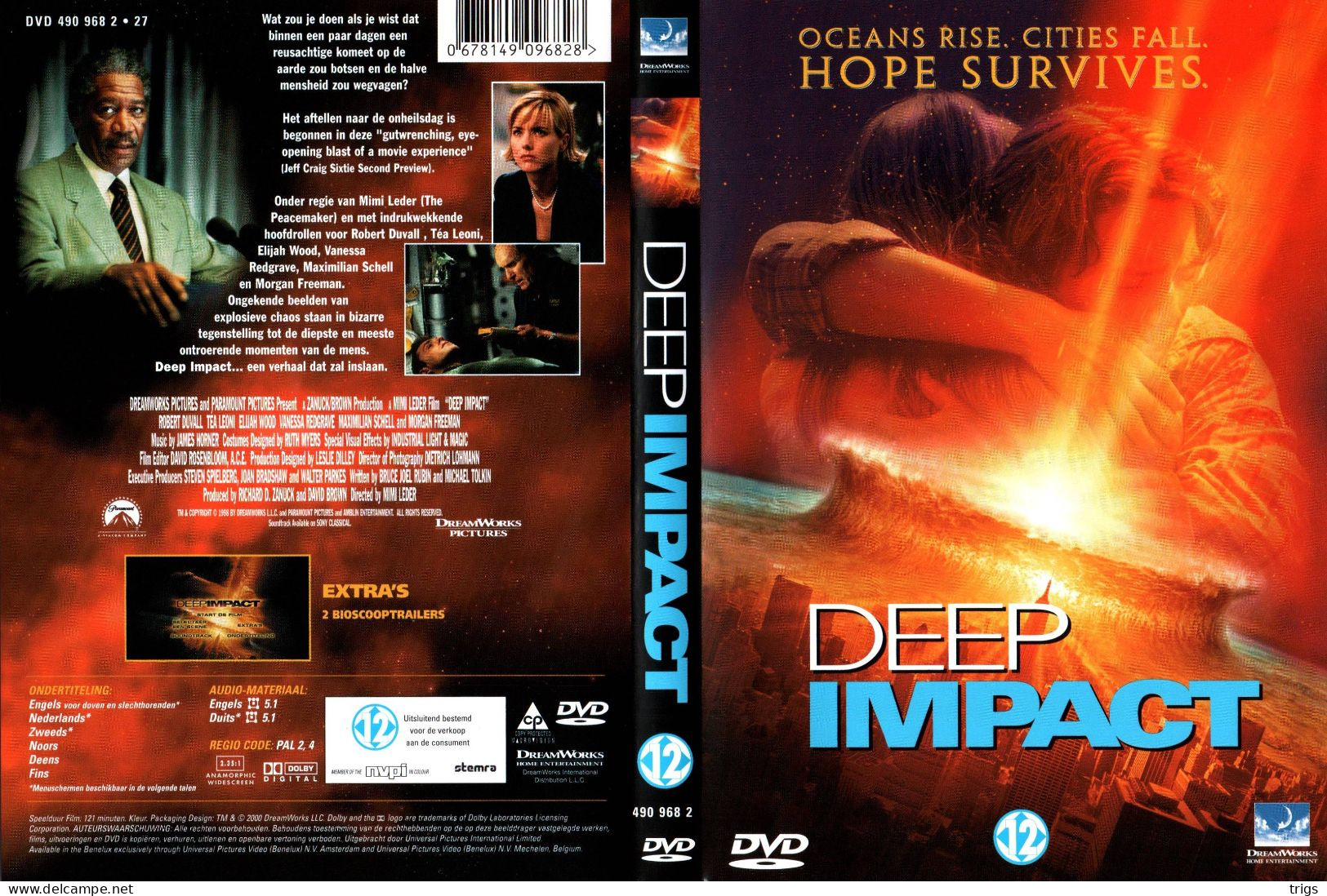 DVD - Deep Impact - Actie, Avontuur