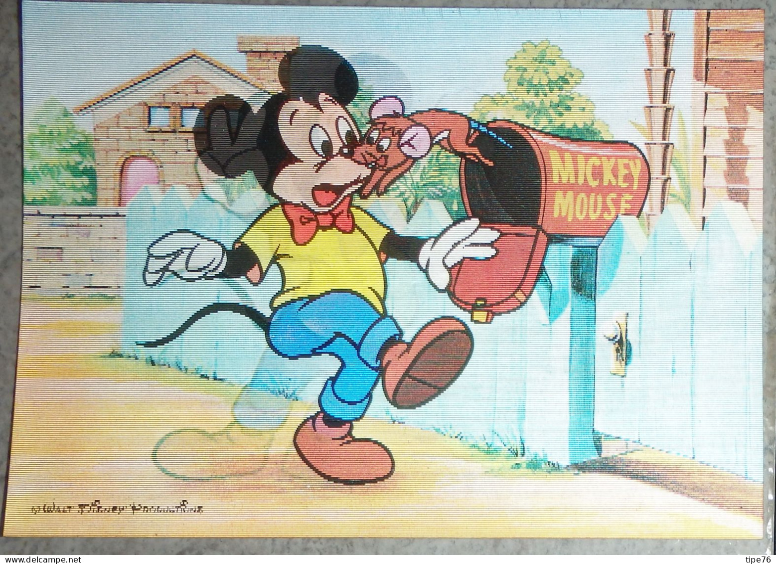 CPM Hologramme Disney  Mickey Mouse - Autres & Non Classés