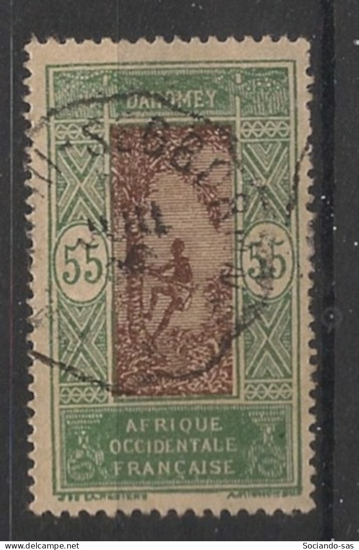 DAHOMEY - 1927-39 - N°YT. 88 - Cocotier 55c Vert Et Brun - Oblitéré / Used - Used Stamps