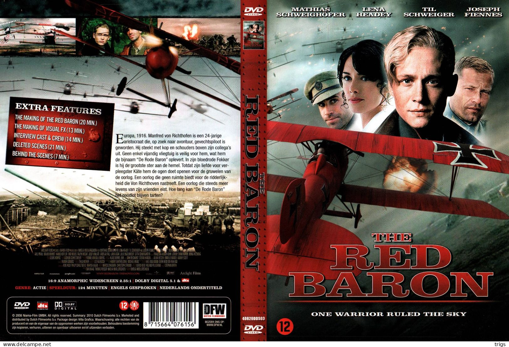 DVD - The Red Baron - Acción, Aventura