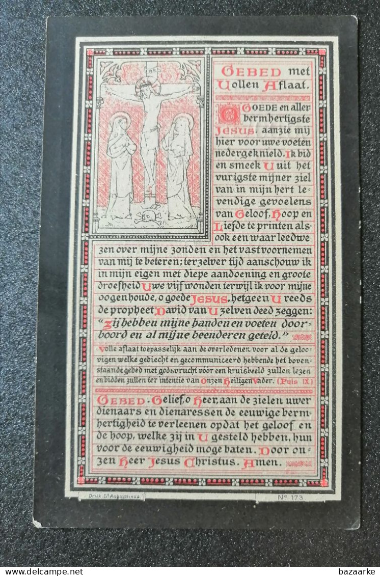 EERW.HEER LUDIVICUS DE COCK ° BRUGGE 1840 + ST. BAAFS (ST. ANDRIES) 1915/ THIELT/ MOUSCROEN/POPERINGHE/ HELKIJN / WOUMEN - Devotion Images