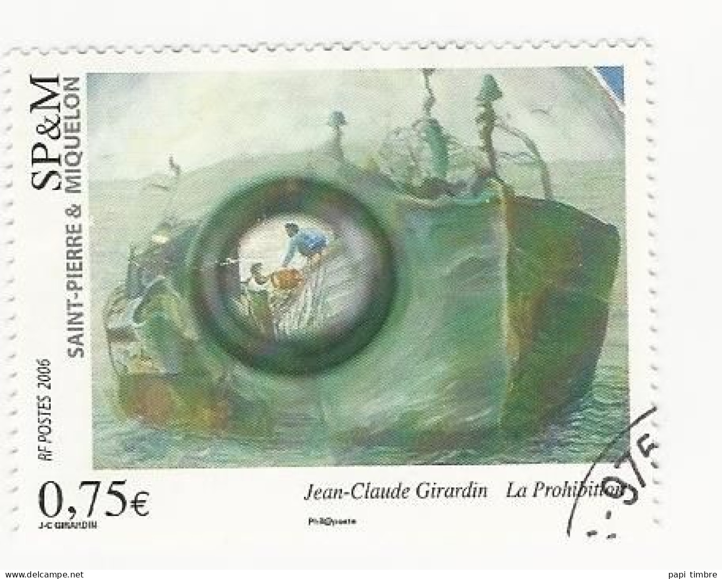 SPM-2006 -Art-La Prohibition - N° 867 Oblitéré - Used Stamps