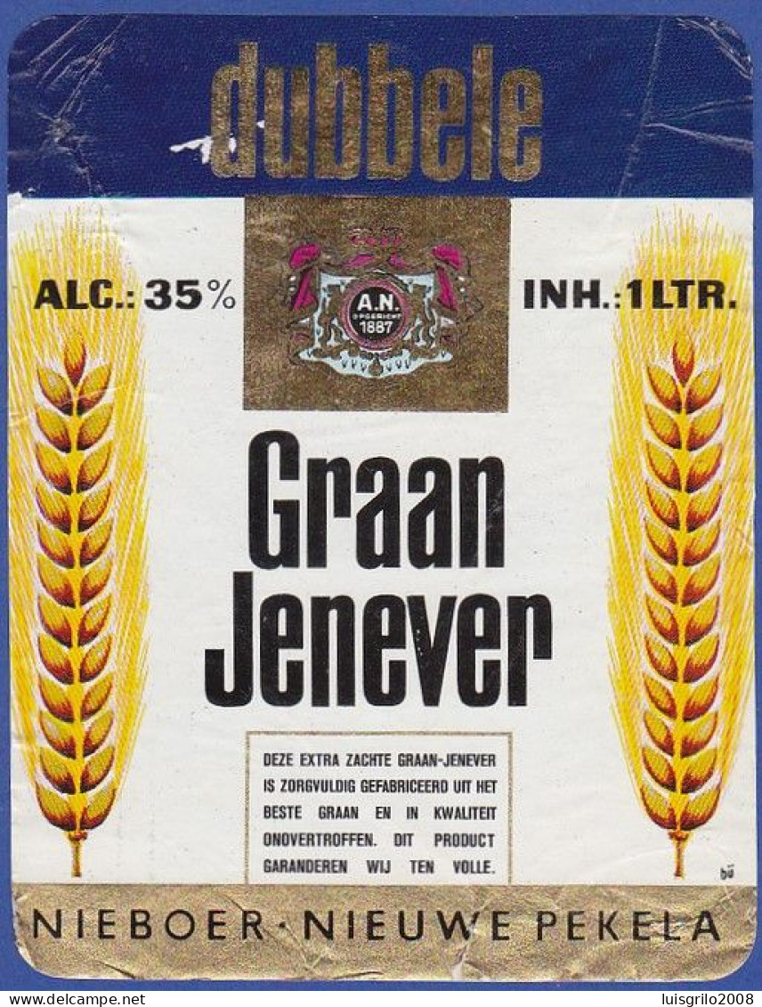 Genebra - Dubbele GRAAN JENEVER - Alcoholen & Sterke Drank