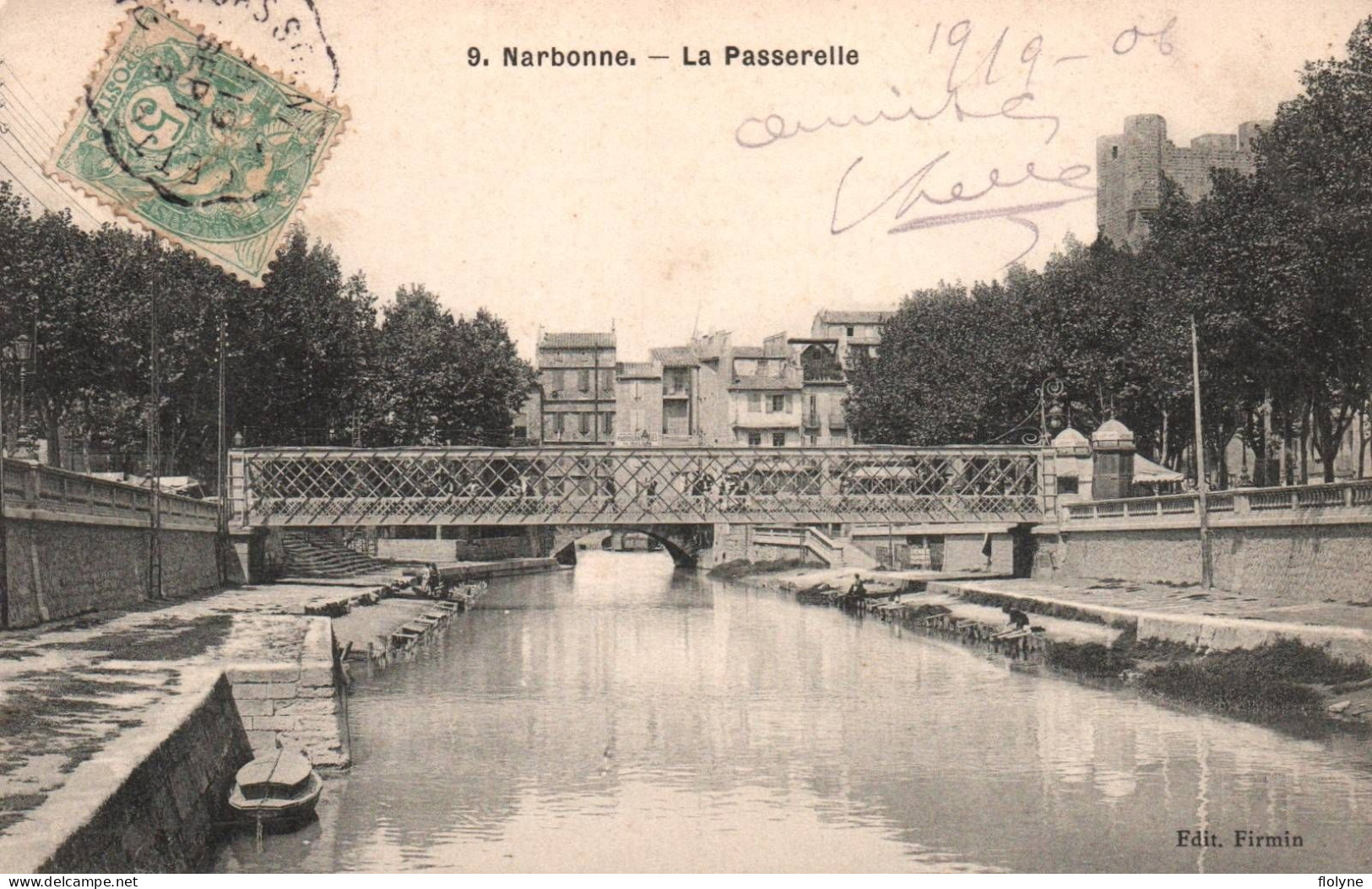 Narbonne - La Passerelle - Lavoir Laveuses Pont - Narbonne