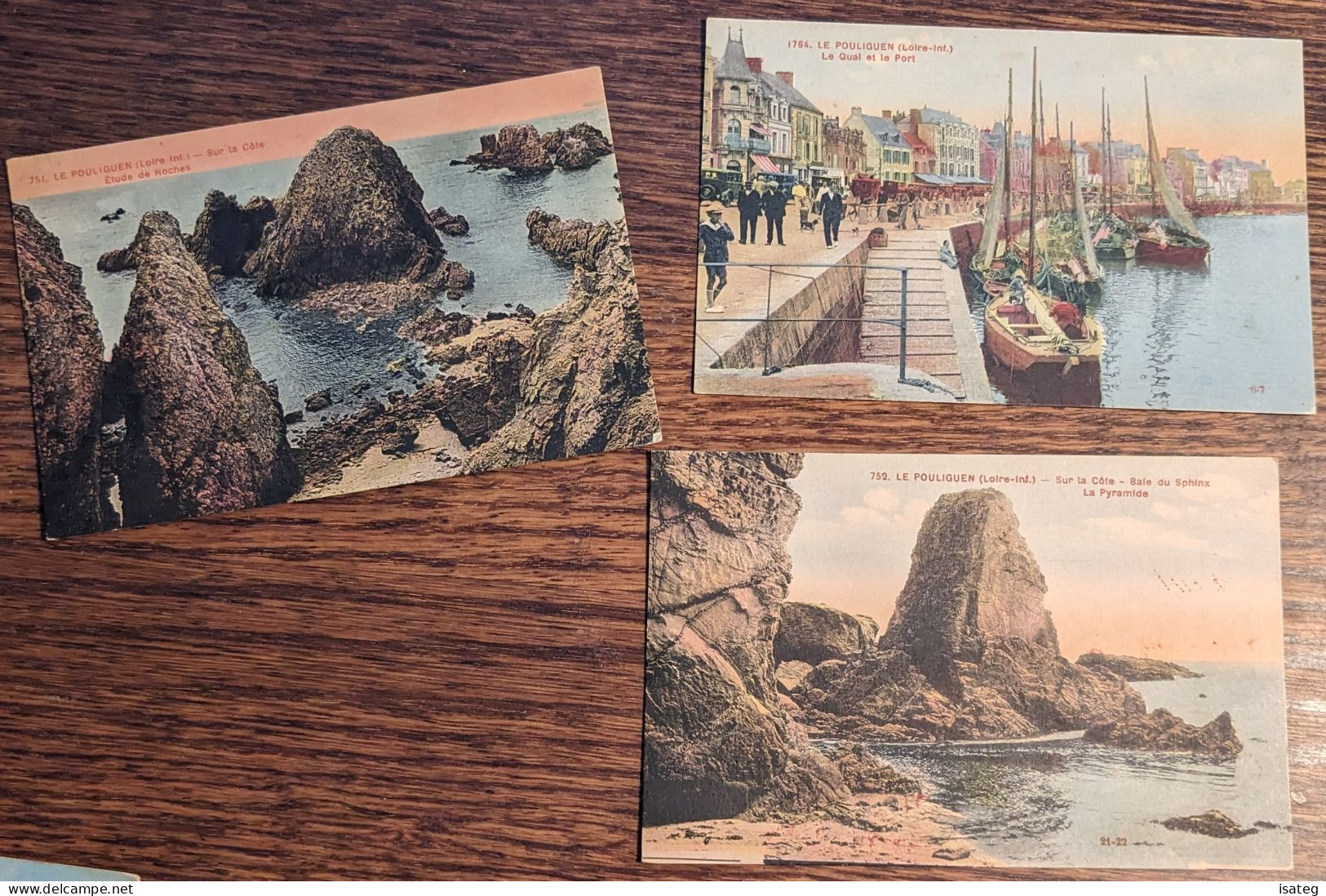 Lot De 3 Cartes Postales Anciennes Colorisées : Le Pouliguen - Unclassified