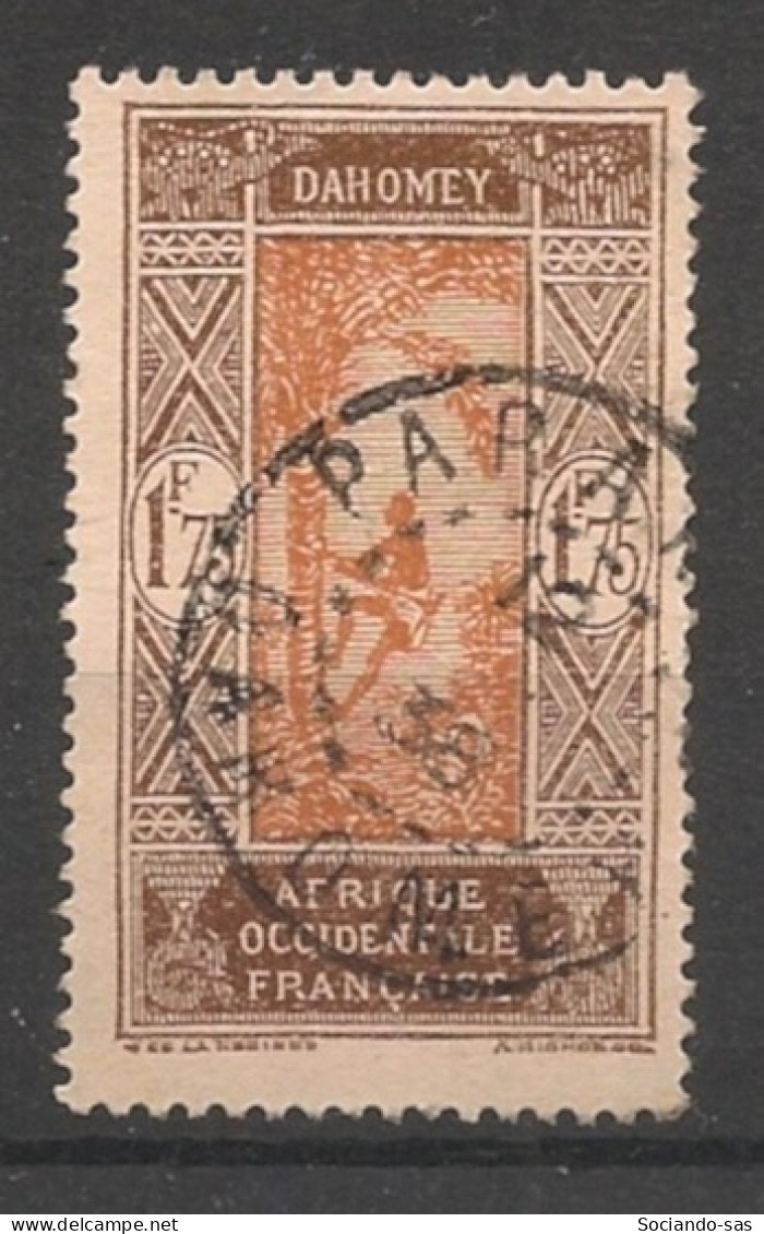 DAHOMEY - 1927-39 - N°YT. 96 - Cocotier 1f75 Brun Et Rouge - Oblitéré / Used - Usados