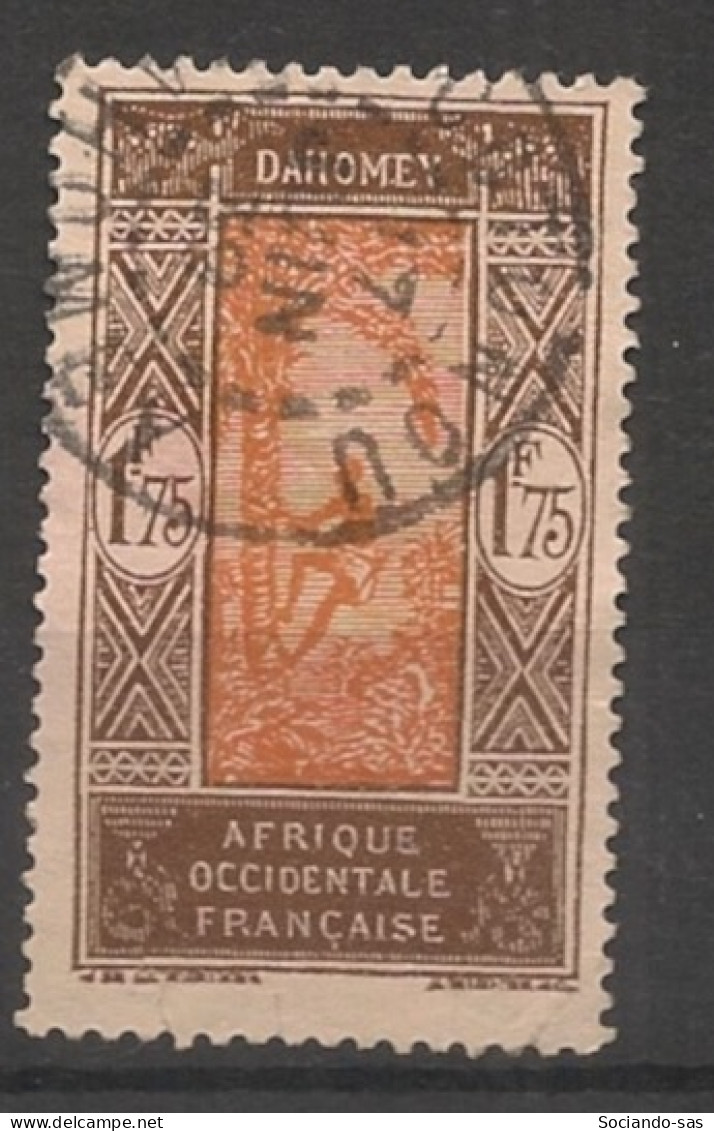 DAHOMEY - 1927-39 - N°YT. 96 - Cocotier 1f75 Brun Et Rouge - Oblitéré / Used - Gebruikt