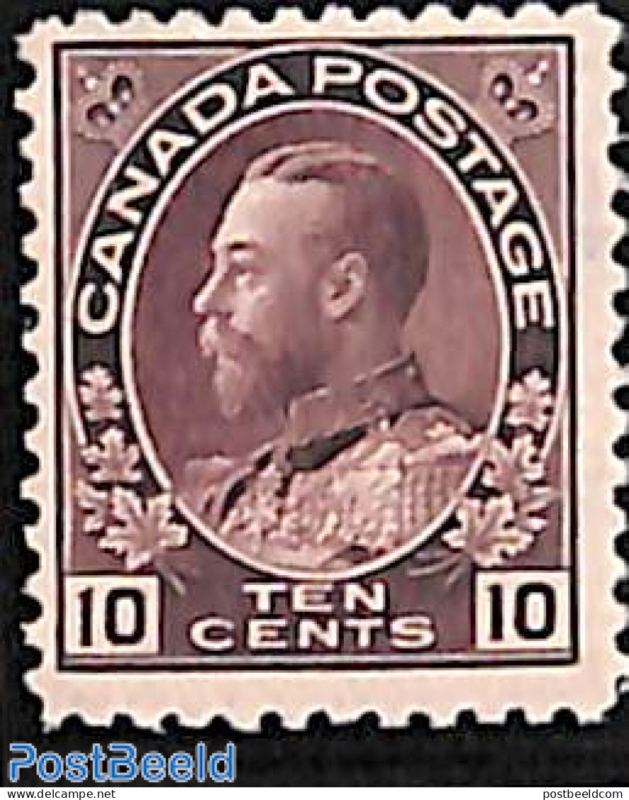 Canada 1911 10c, Stamp Out Of Set, Unused (hinged) - Nuovi