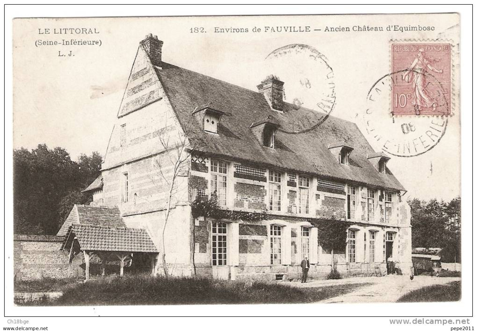 CPA - Seine Maritime - 76 - Environ De FAUVILLE - Ancien Château D'Equimbosc - Andere & Zonder Classificatie