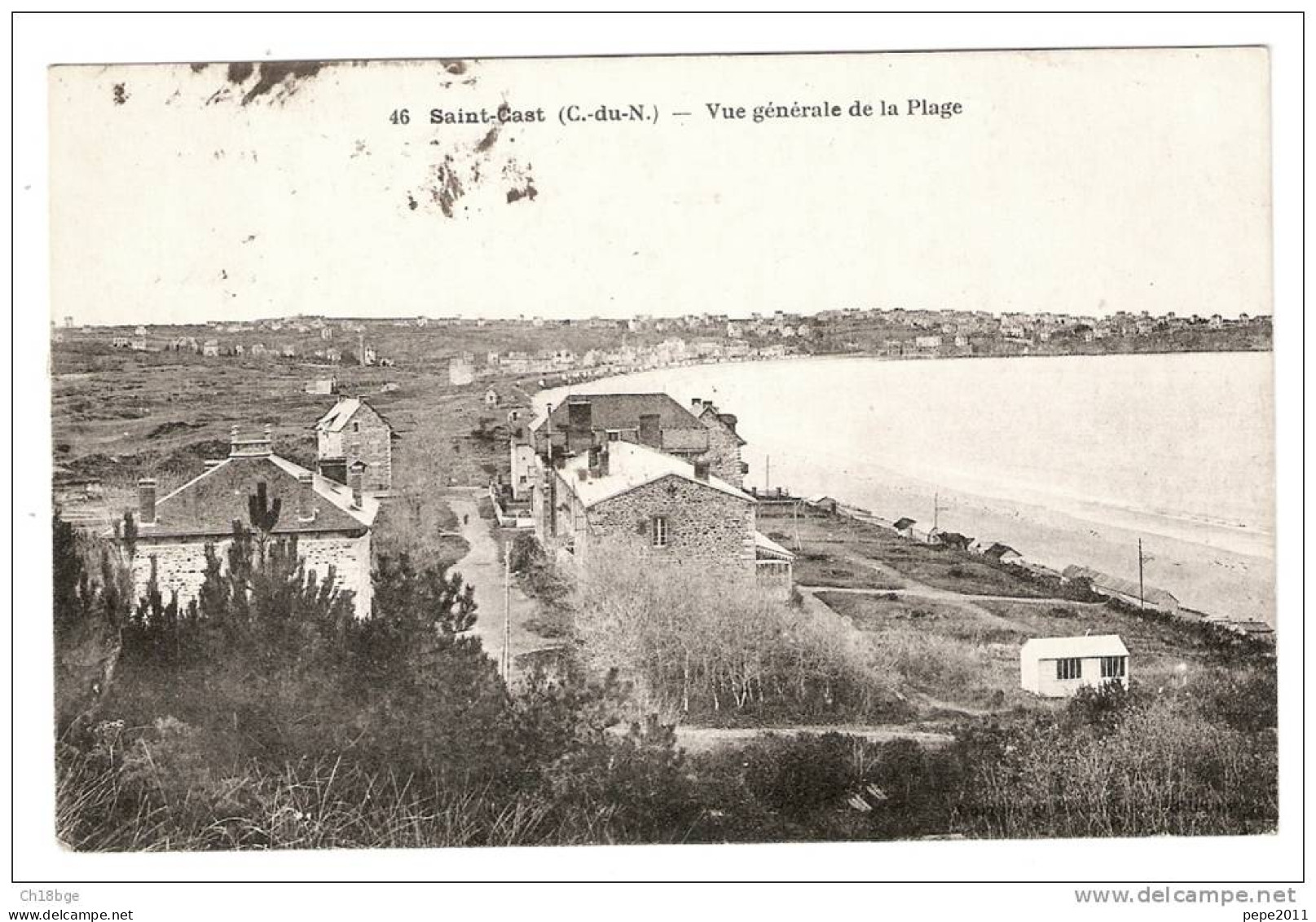 CPA - 22 - Côtes D'Armor - Saint- Cast - Vue Générale De La Plage - Saint-Cast-le-Guildo