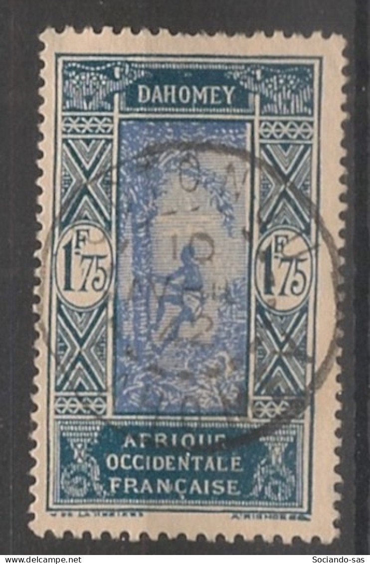 DAHOMEY - 1927-39 - N°YT. 97 - Cocotier 1f75 Outremer - Oblitéré / Used - Gebraucht