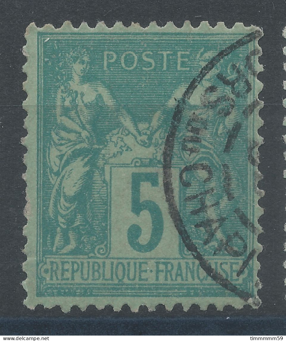 Lot N°83296   N°75, Oblitéré Cachet à Date De MARSEILLE "COURS-DU-CHAPITRE" - 1876-1898 Sage (Tipo II)