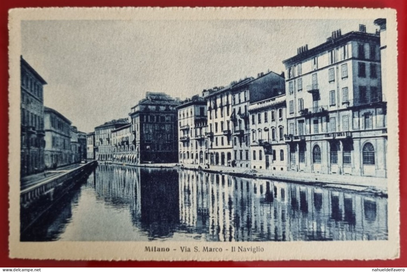 CPA Non Circulée - ITALIA, MILANO, VIA SAN MARCO, IL NAVIGLIO - Milano (Milan)