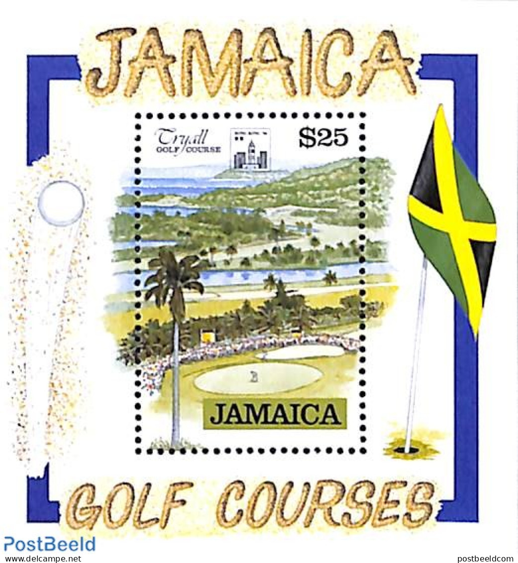 Jamaica 1994 Hong Kong, Golf S/s, Mint NH, Sport - Golf - Sport (other And Mixed) - Golf