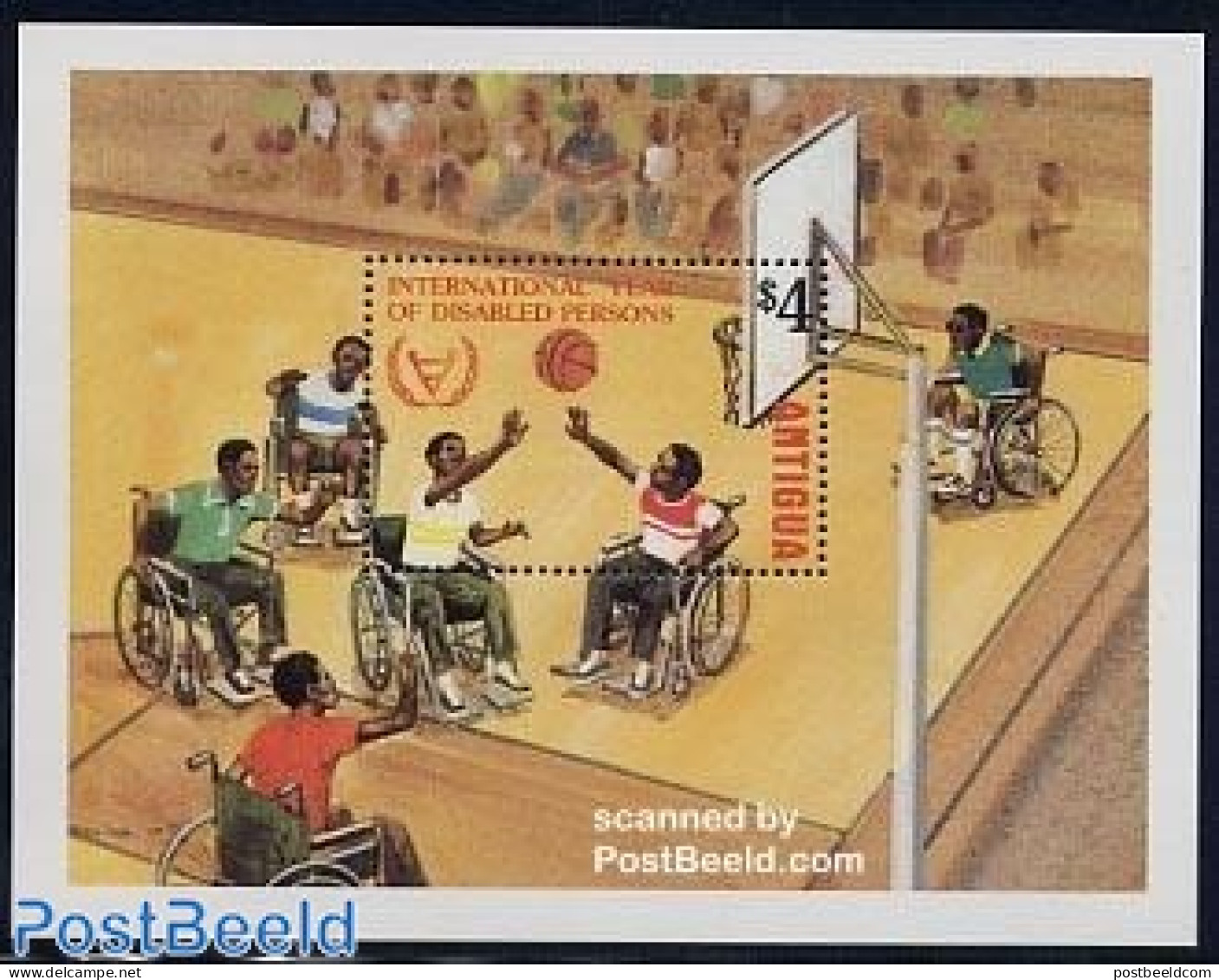 Antigua & Barbuda 1981 Int. Year Of Disabled People S/s, Mint NH, Health - Sport - Disabled Persons - Int. Year Of Dis.. - Behinderungen