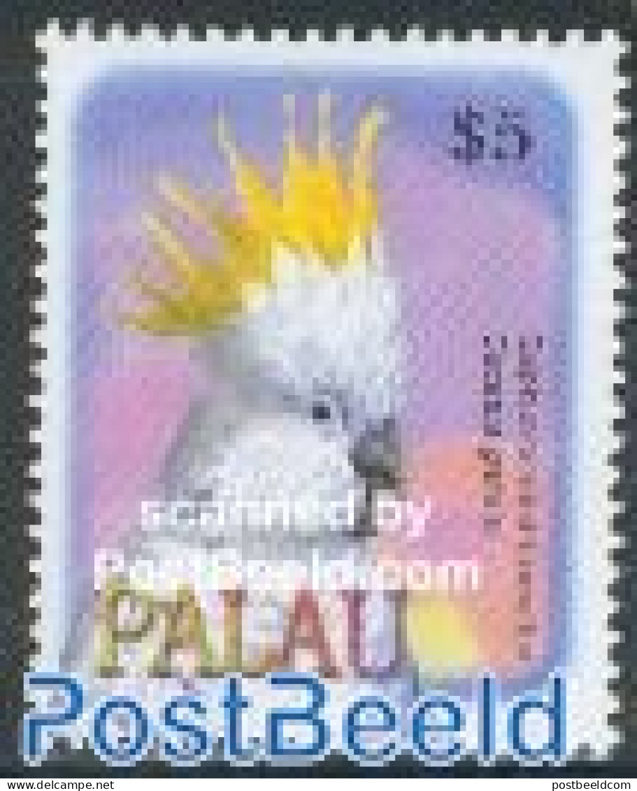 Palau 2002 Definitive, Sulphur Crested 1v, Mint NH, Nature - Birds - Parrots - Autres & Non Classés