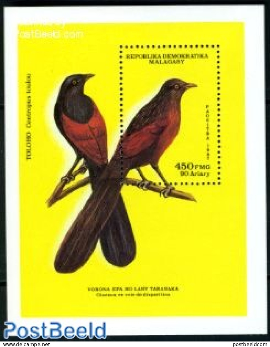 Madagascar 1987 Birds S/s, Mint NH, Nature - Birds - Other & Unclassified