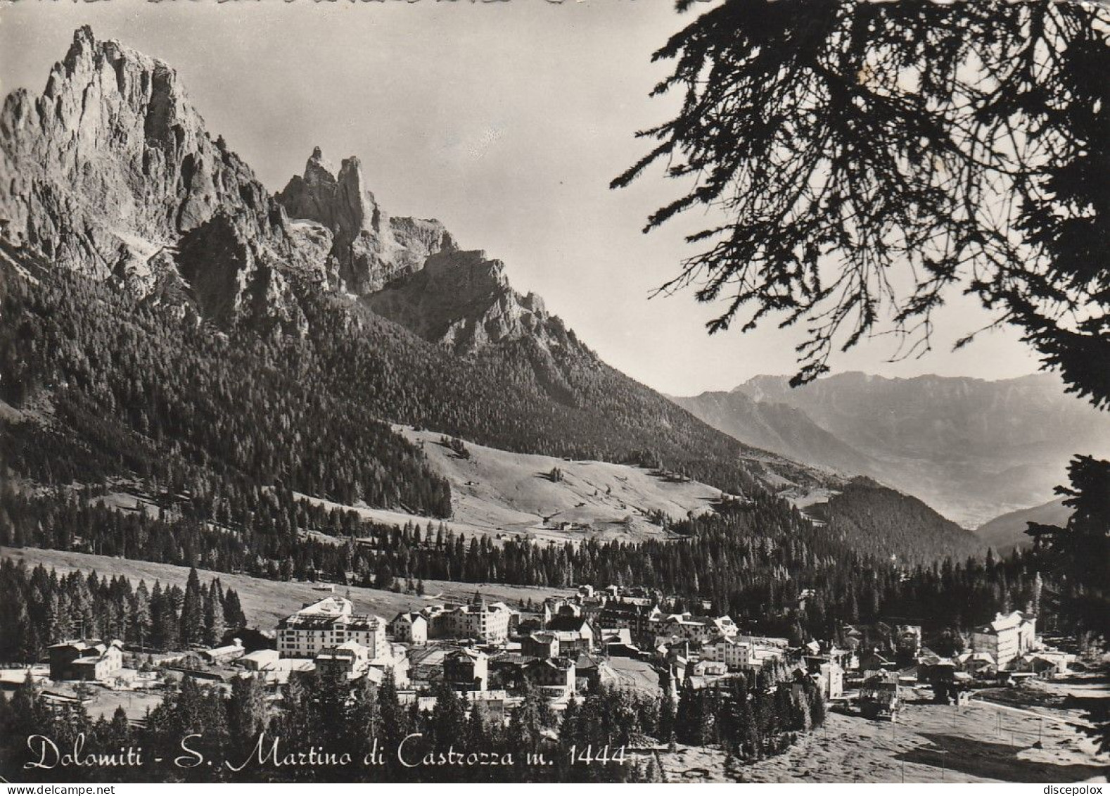 AD251 San Martino Di Castrozza (Trento) - Panorama / Viaggiata 1951 - Autres & Non Classés