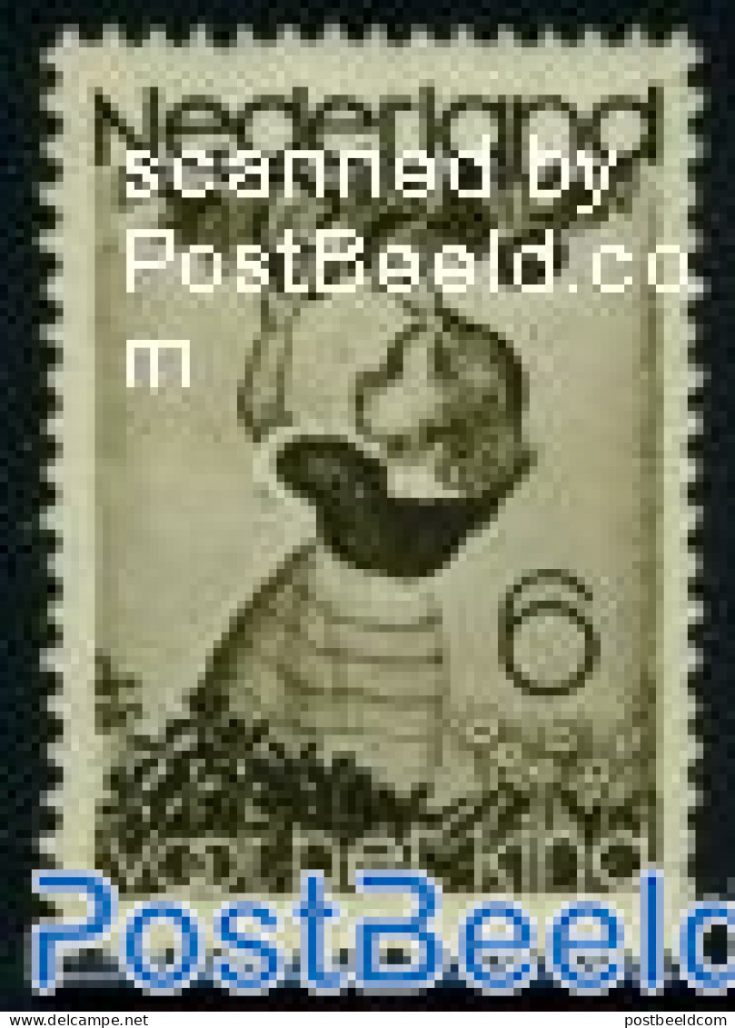 Netherlands 1935 6+4c, Girl Picking Apples From A Tree, Mint NH, Nature - Fruit - Unused Stamps