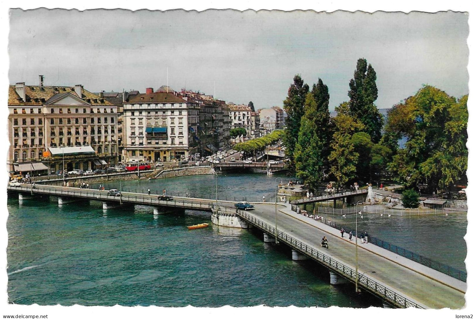 Postal Geneve. Pont Des Bergues. 7-sui139 - Other & Unclassified