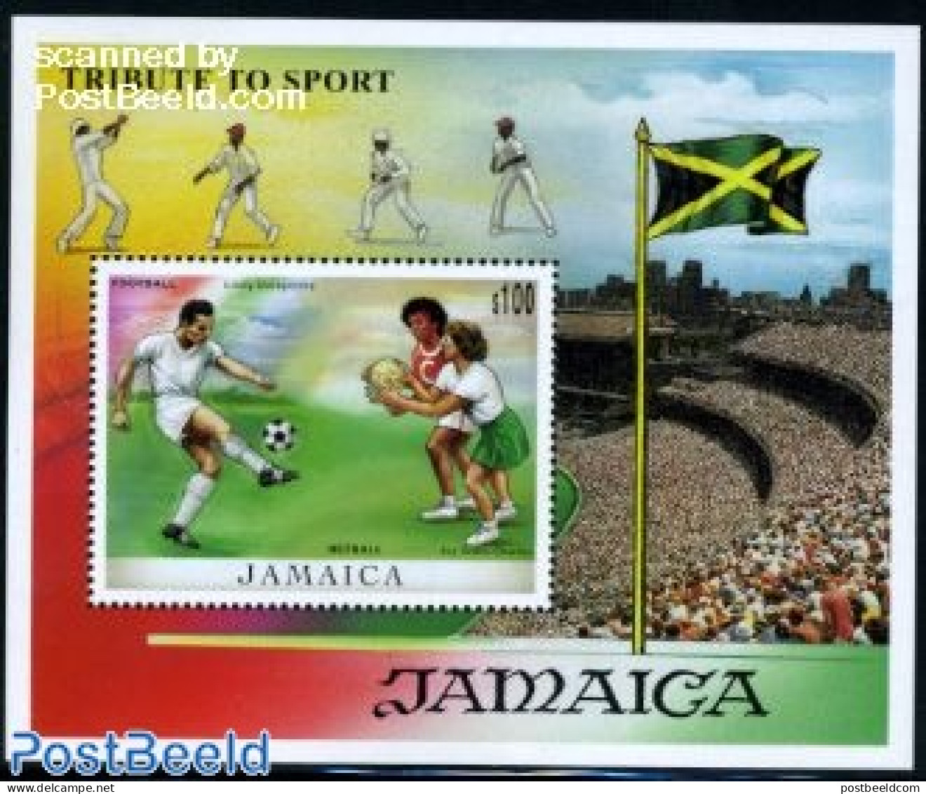 Jamaica 1999 Sports S/s, Mint NH, Sport - Football - Sport (other And Mixed) - Jamaica (1962-...)
