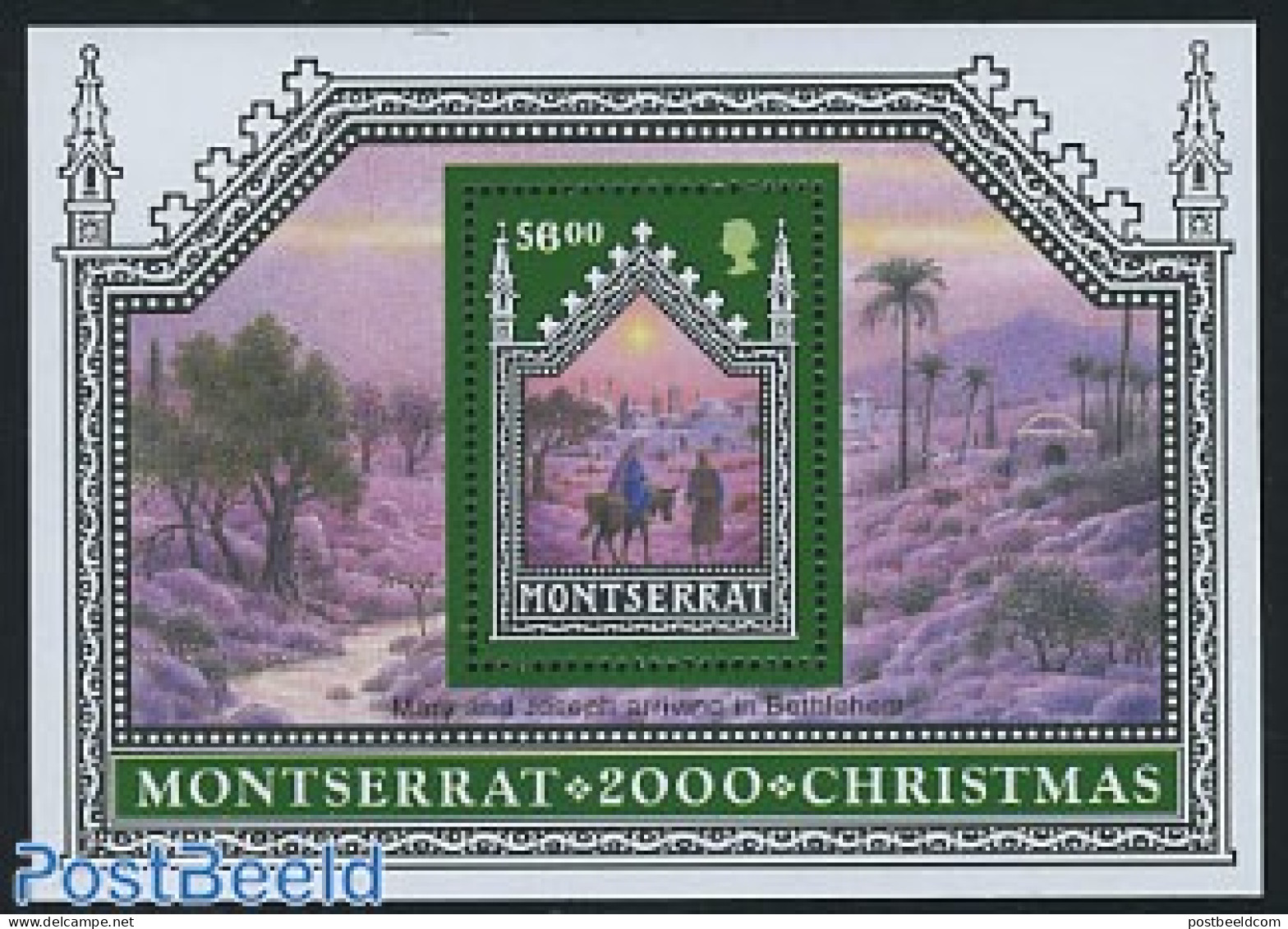 Montserrat 2000 Christmas S/s, Mint NH, Religion - Christmas - Weihnachten