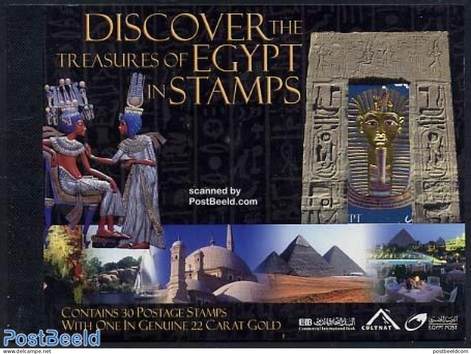 Egypt (Republic) 2004 Treasures Of Egypt 30v In Prestige Booklet, Mint NH, History - Sport - Transport - Various - Arc.. - Nuovi