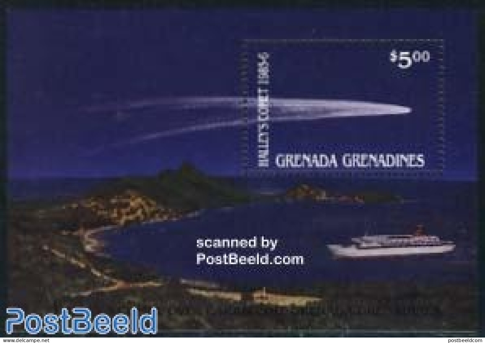 Grenada Grenadines 1986 Halleys Comet S/s, Mint NH, Science - Astronomy - Halley's Comet - Astrology