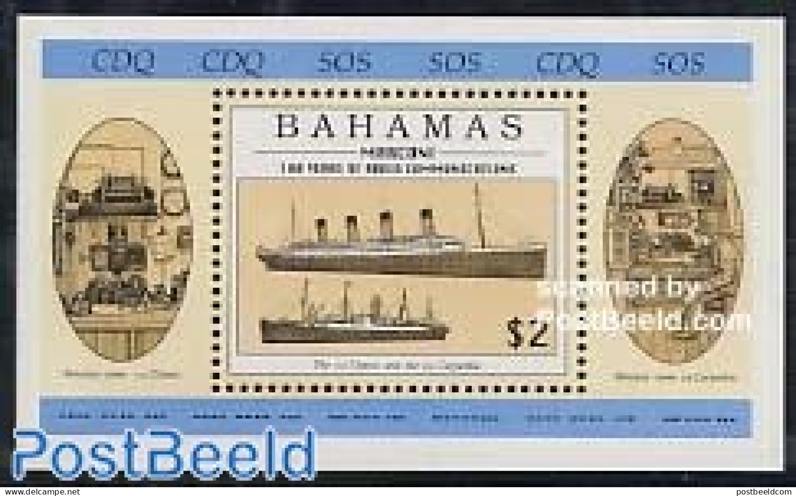 Bahamas 1996 Marconi S/s, Mint NH, Performance Art - Science - Transport - Radio And Television - Inventors - Ships An.. - Télécom