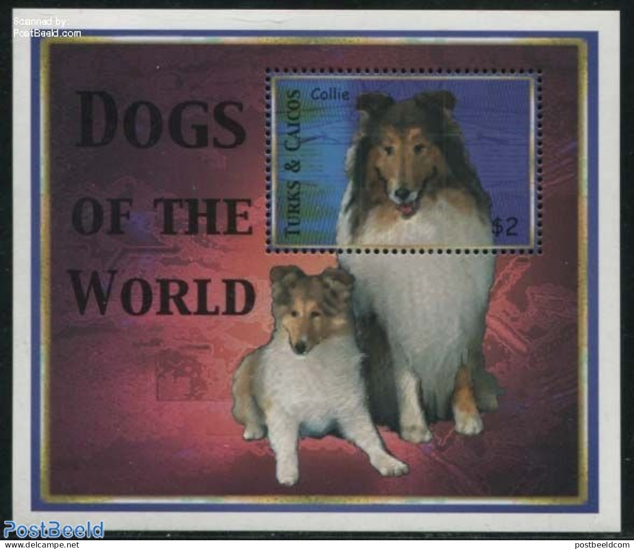 Turks And Caicos Islands 2000 Collie S/s, Mint NH, Nature - Dogs - Other & Unclassified