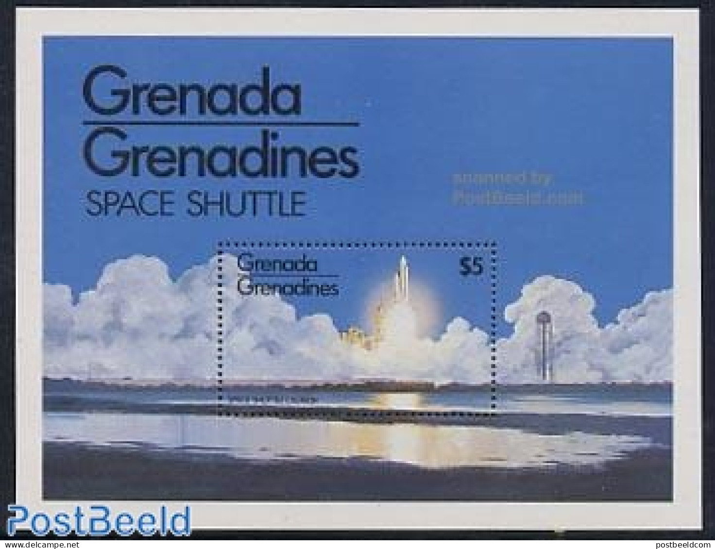 Grenada Grenadines 1981 Space Shuttle S/s, Mint NH, Transport - Space Exploration - Grenada (1974-...)