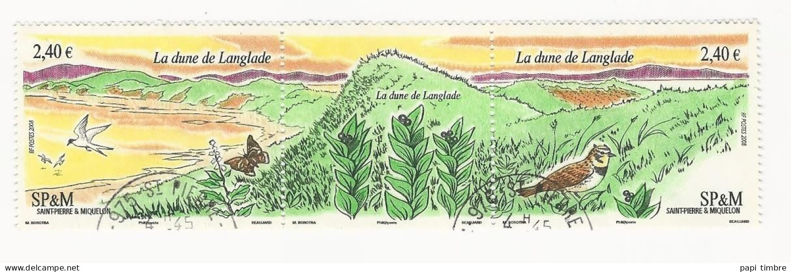 SPM-2008 -La Dune De Langlade - N° 914 Et 915 Oblitéré - Used Stamps
