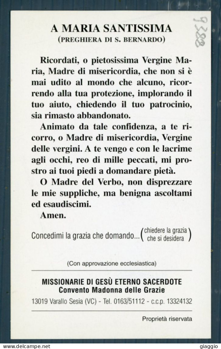 °°° Santino N. 9388 - S. Maria Delle Grazie °°° - Religion &  Esoterik