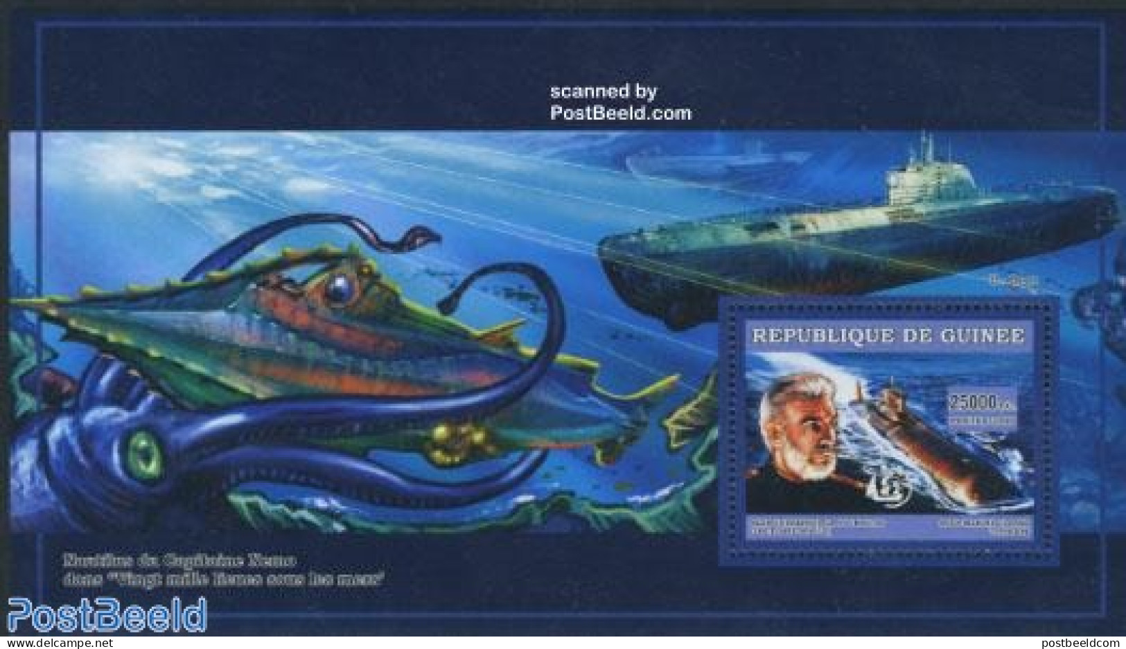 Guinea, Republic 2006 Submarines S/s, Mint NH, Transport - Ships And Boats - Bateaux