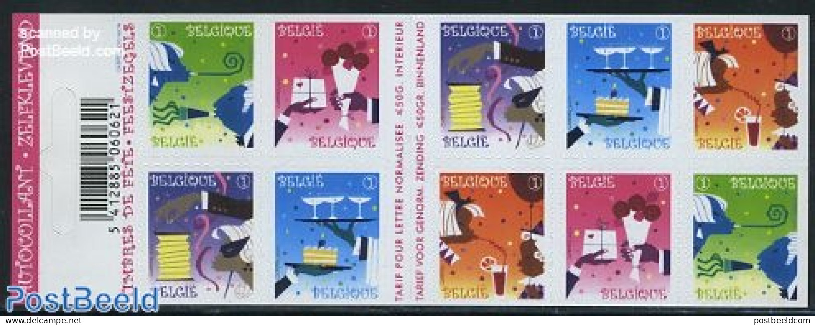 Belgium 2010 Festival Stamps 10v S-a, Mint NH, Various - Stamp Booklets - Folklore - Neufs