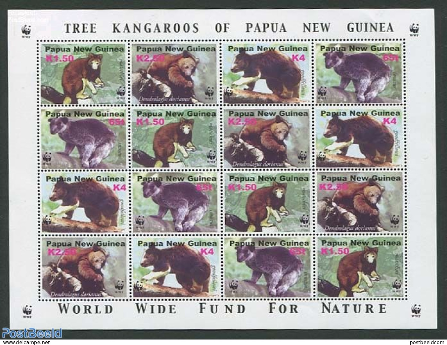 Papua New Guinea 2003 WWF M/s (with 4 Sets), Mint NH, Nature - Animals (others & Mixed) - World Wildlife Fund (WWF) - Papouasie-Nouvelle-Guinée