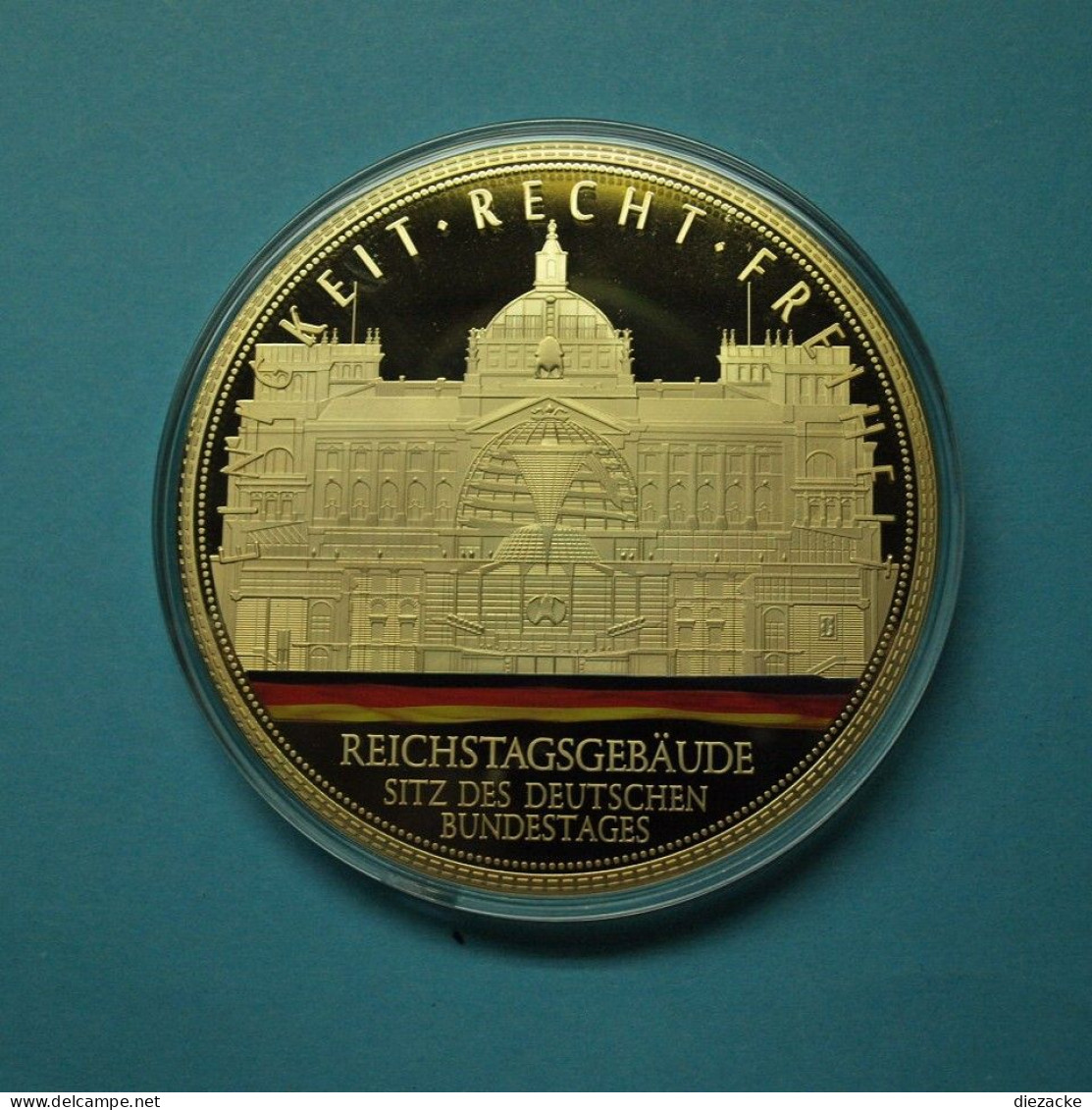 Gigant 2016 Reichstagsgebäude CU Vergoldet PP (BK253 - Zonder Classificatie